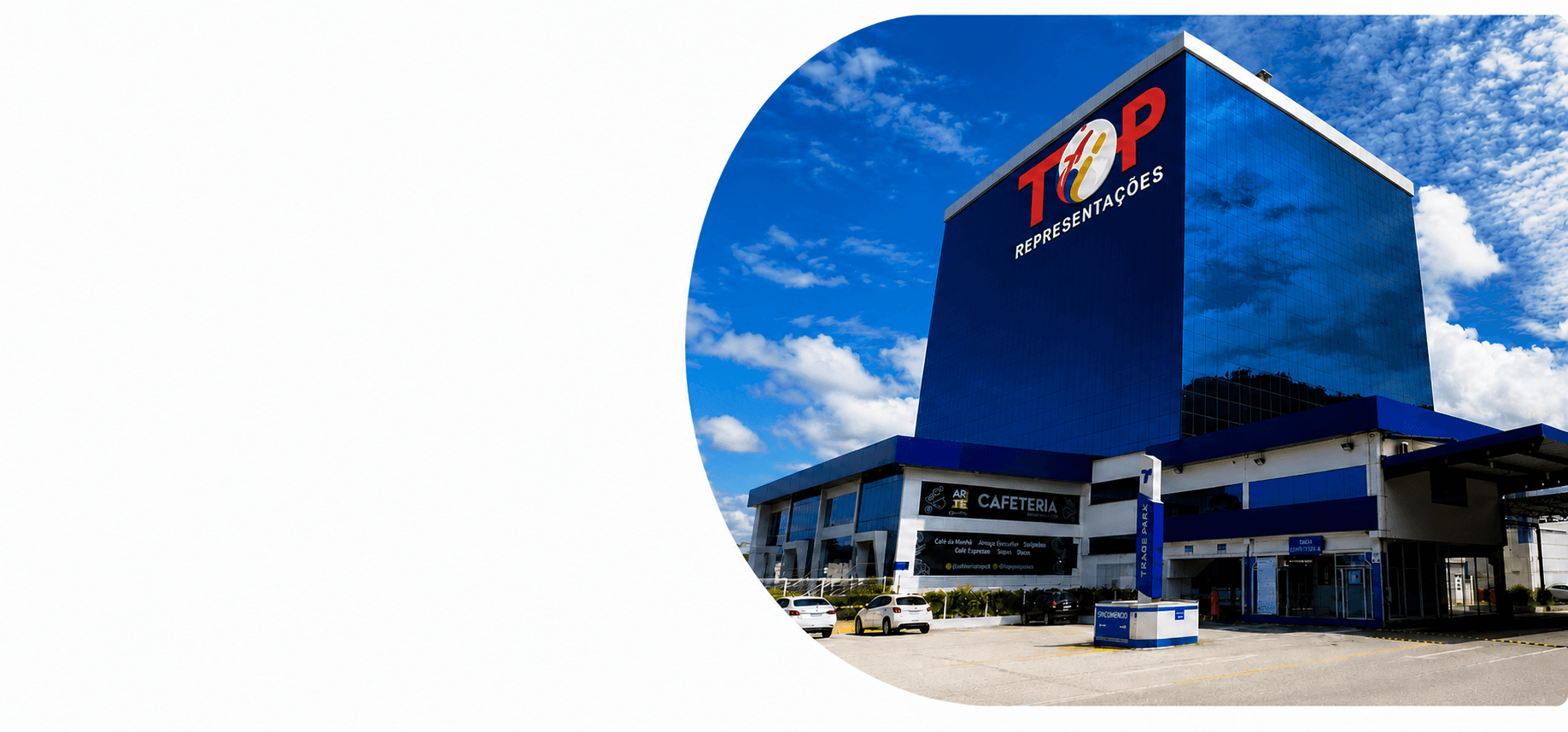 Prédio comercial da Top Representações